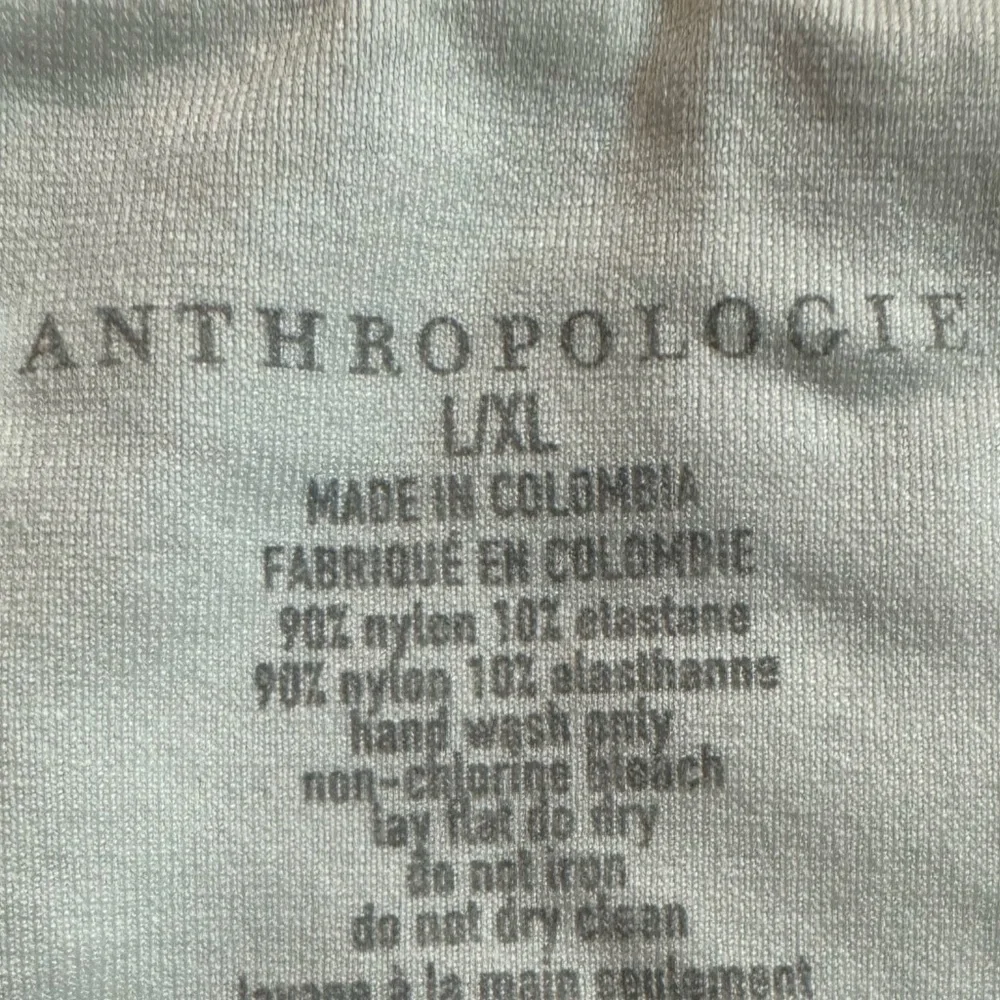 Anthropologie Floral Crop Cami Top in Yellow Straps Size L/XL - Picture 8 of 14